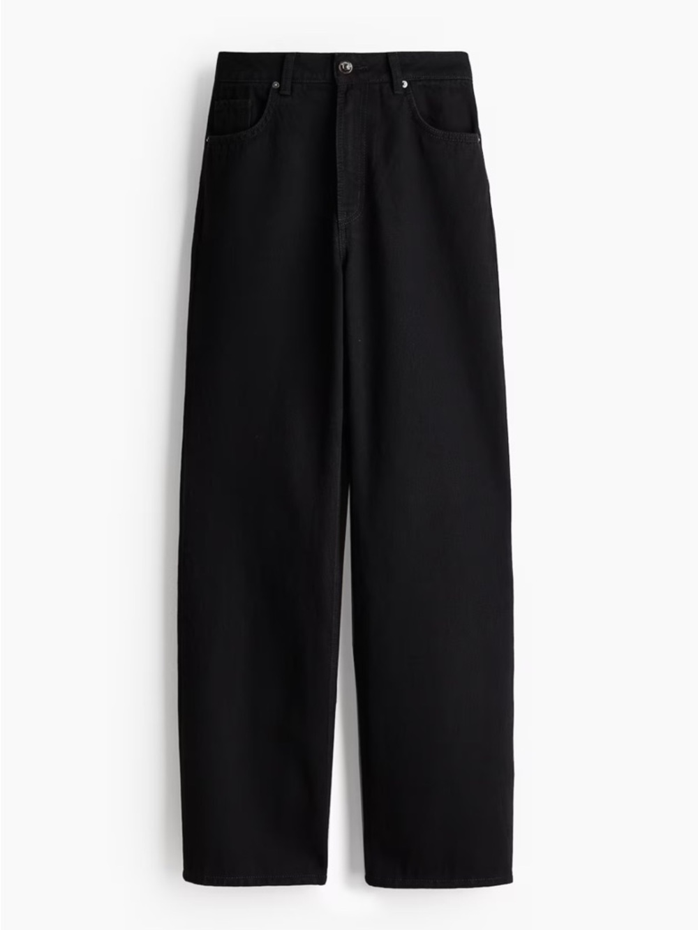 H&M Wide Leg Black Jeans